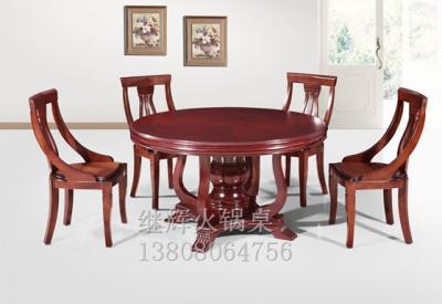 餐桌1.3M大圆桌     餐椅：JH-003#